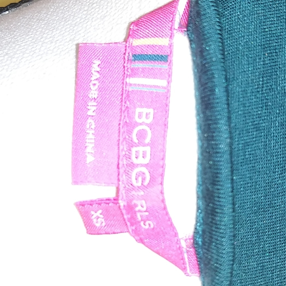 BCBGirls Green Blouse Size XS - Picture 13 of 13
